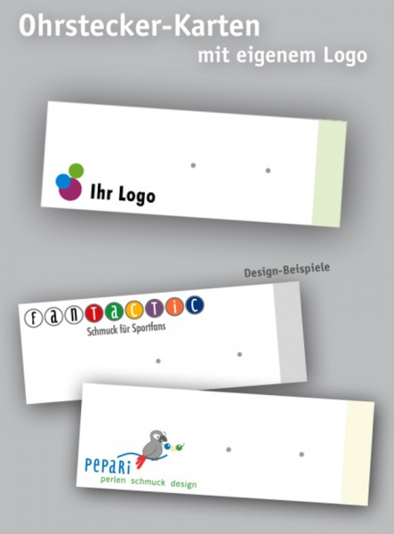 Ohrstecker Karten | Ohrstecker Displays | Schmuckdisplays | mit Logo