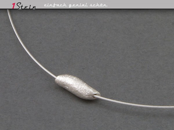 Draht Collier | Silberwelle | edel | schlicht | minimalistisch